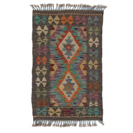   Afgán Kilim szőnyeg Chobi 58x94 kézi szövésű etnikai kilim