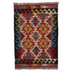 Kilim szőnyeg Chobi 84x60 kézi szövésű afgán gyapjú kilim
