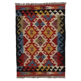   Kilim szőnyeg Chobi 84x60 kézi szövésű afgán gyapjú kilim