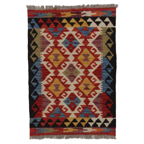 Kilim szőnyeg Chobi 84x60 kézi szövésű afgán gyapjú kilim