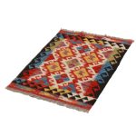 Kilim szőnyeg Chobi 84x60 kézi szövésű afgán gyapjú kilim