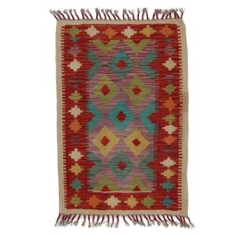   Kilim szőnyeg Chobi 89x61 kézi szövésű afgán gyapjú kilim