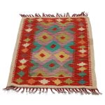 Kilim szőnyeg Chobi 89x61 kézi szövésű afgán gyapjú kilim