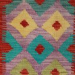 Kilim szőnyeg Chobi 89x61 kézi szövésű afgán gyapjú kilim