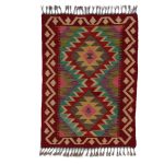 Kilim szőnyeg Chobi 85x60 kézi szövésű afgán gyapjú kilim