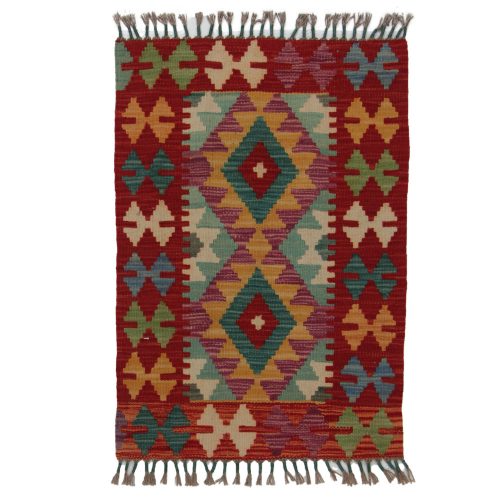 Kilim szőnyeg Chobi 85x59 kézi szövésű afgán gyapjú kilim