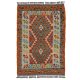 Kilim szőnyeg Chobi 132x92 kézi szövésű afgán gyapjú kilim