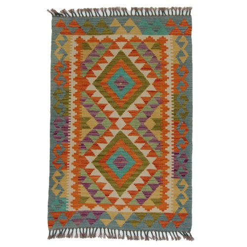 Afgán Kilim szőnyeg 123x82 kézi szövésű etnikai kilim