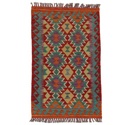 Kilim szőnyeg Chobi 125x79 kézi szövésű afgán gyapjú kilim