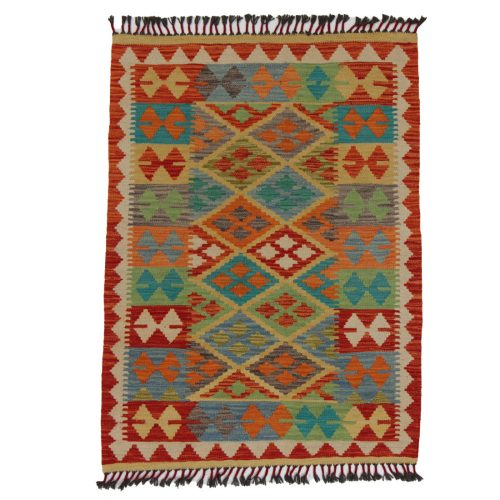 Afgán Kilim szőnyeg 120x88 kézi szövésű etnikai kilim