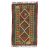 Kilim szőnyeg Chobi 77x124 kézi szövésű afgán gyapjú kilim
