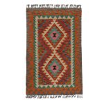 Kilim szőnyeg Chobi 82x128 kézi szövésű afgán gyapjú kilim