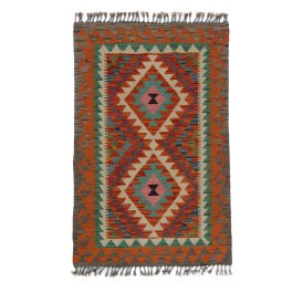   Kilim szőnyeg Chobi 82x128 kézi szövésű afgán gyapjú kilim