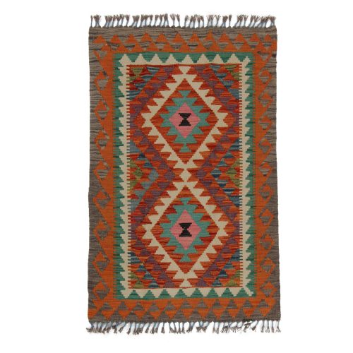 Kilim szőnyeg Chobi 82x128 kézi szövésű afgán gyapjú kilim