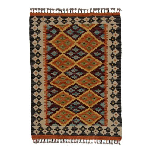 Kilim szőnyeg Chobi 88x120 kézi szövésű afgán gyapjú kilim