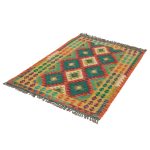 Kilim szőnyeg 168x107 kézi szövésű afgán gyapjú kilim