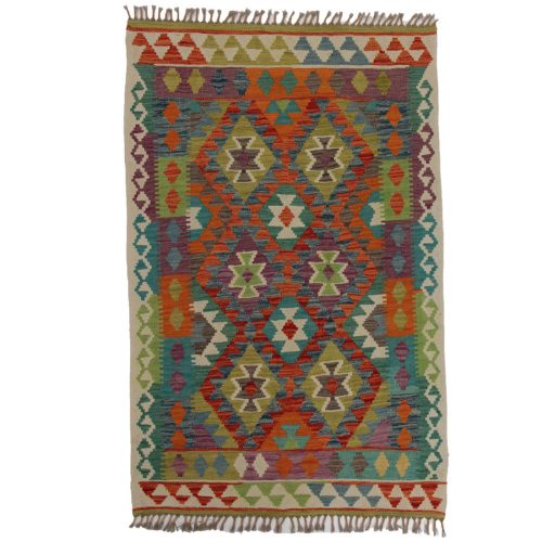 Kilim szőnyeg 163x105 kézi szövésű gyapjú kilim