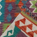 Kilim szőnyeg 163x105 kézi szövésű gyapjú kilim