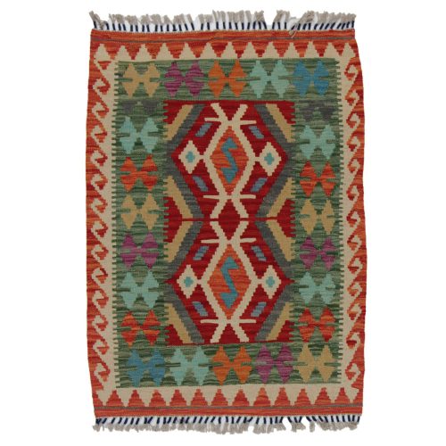 Kilim szőnyeg Chobi 120x87 kézi szövésű afgán gyapjú kilim