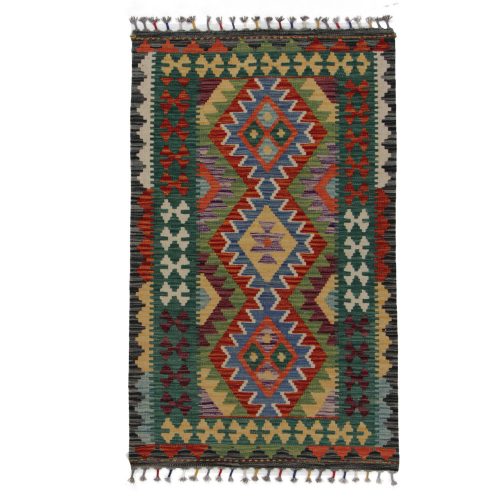 Afgán Kilim szőnyeg 130x78 kézi szövésű etnikai kilim