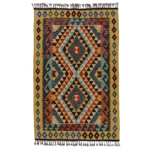 Kilim szőnyeg 153x102 kézi szövésű afgán gyapjú kilim