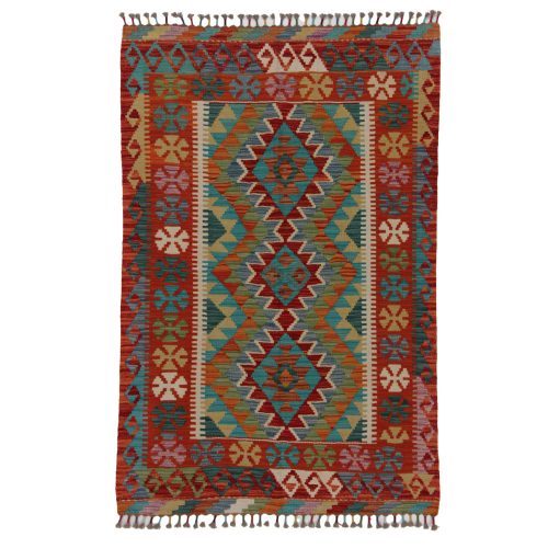 Kilim szőnyeg 153x101 kézi szövésű afgán gyapjú kilim