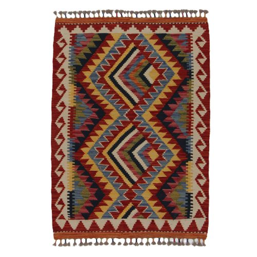 Chobi Kilim szőnyeg 111x80 kézi szövésű afgán gyapjú kilim