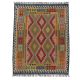 Kilim szőnyeg Chobi 195x160 kézi szövésű afgán gyapjú kilim