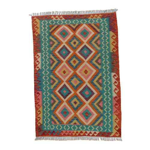 Kilim szőnyeg Chobi 124x174 afgán kézi síkszövött szőnyeg