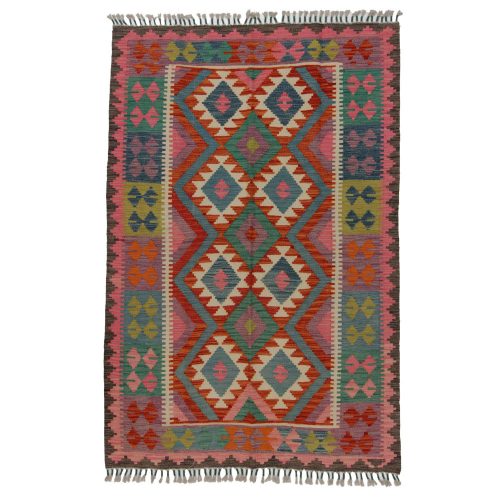 Kilim szőnyeg 179x124 kézi szövésű afgán gyapjú kilim