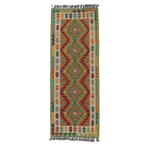 Kilim futószőnyeg 72x184 kézi szövésű afgán gyapjú kilim