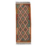 Kilim futószőnyeg 76x202 kézi szövésű afgán gyapjú kilim