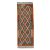 Kilim futószőnyeg 76x202 kézi szövésű afgán gyapjú kilim