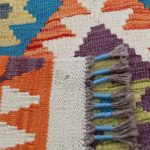 Kilim futószőnyeg 76x202 kézi szövésű afgán gyapjú kilim