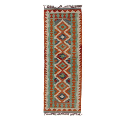 Kilim futószőnyeg 72x200 kézi szövésű afgán gyapjú kilim