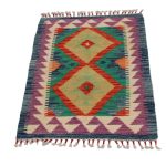 Afgán Kilim szőnyeg Chobi 58x91 kézi szövésű etnikai kilim
