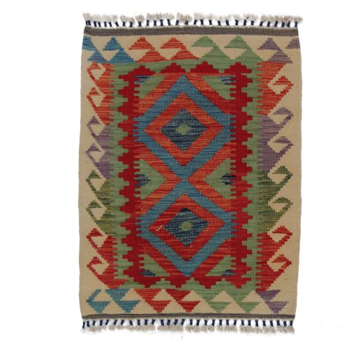 Kilim szőnyeg Chobi 67x86 kézi szövésű afgán gyapjú kilim