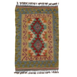   Kilim szőnyeg Chobi 63x93 kézi szövésű afgán gyapjú kilim