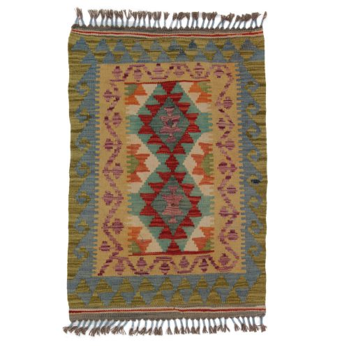 Kilim szőnyeg Chobi 63x93 kézi szövésű afgán gyapjú kilim