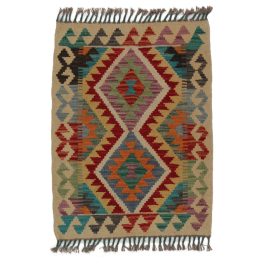   Kilim szőnyeg Chobi 62x80 kézi szövésű afgán gyapjú kilim