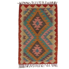   Kilim szőnyeg Chobi 94x63 kézi szövésű afgán gyapjú kilim