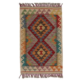   Kilim szőnyeg Chobi 92x59 kézi szövésű afgán gyapjú kilim