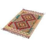 Kilim szőnyeg Chobi 92x59 kézi szövésű afgán gyapjú kilim
