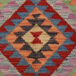 Kilim szőnyeg Chobi 92x59 kézi szövésű afgán gyapjú kilim
