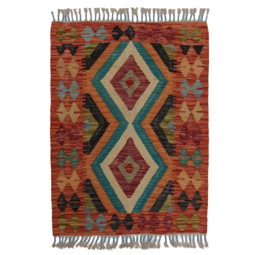 Kilim szőnyeg Chobi 87x65 kézi szövésű afgán gyapjú kilim