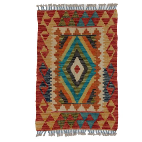 Kilim szőnyeg Chobi 85x59 kézi szövésű afgán gyapjú kilim