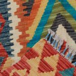 Kilim szőnyeg Chobi 85x59 kézi szövésű afgán gyapjú kilim
