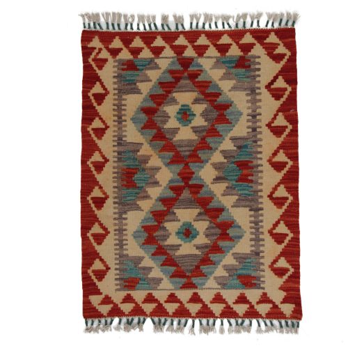 Kilim szőnyeg Chobi 88x67 kézi szövésű afgán gyapjú kilim