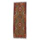 Kilim szőnyeg Chobi 75x198 kézi szövésű afgán gyapjú kilim