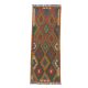 Kilim futószőnyeg 77x198 kézi szövésű afgán gyapjú kilim